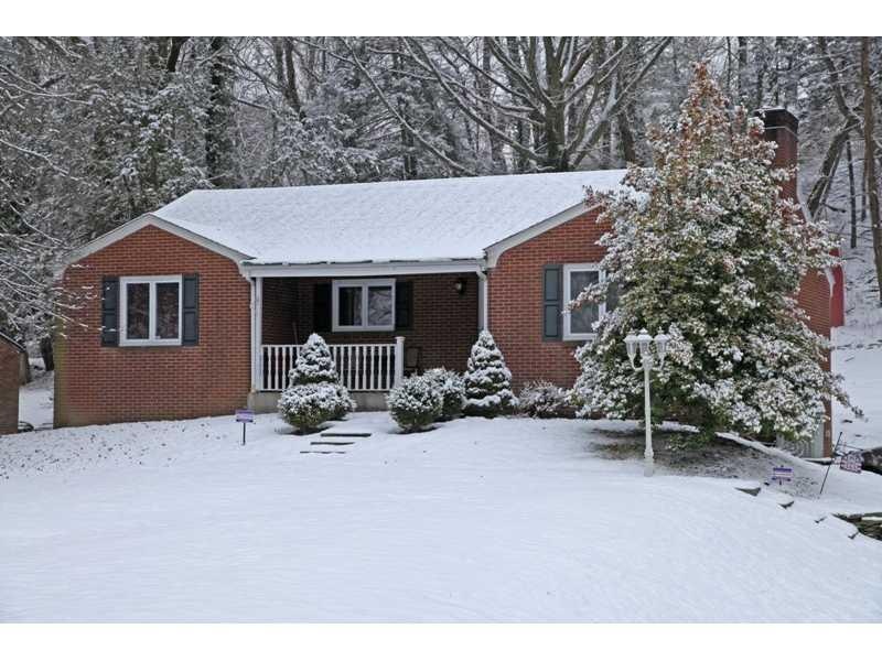 Exterior Front. This property has a lot of front y