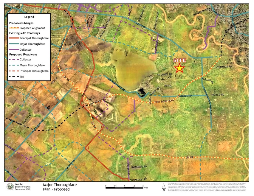 Major Thoroughfare proposed Expansion