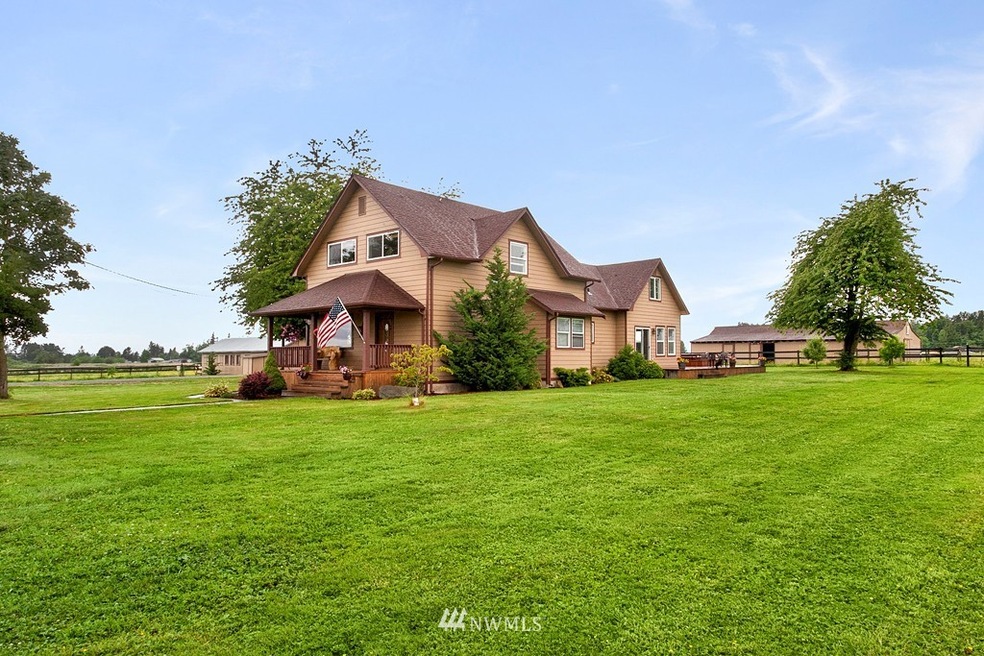 Darling and beyond well maintained home, barn, shop and separate living quarters, all with views of Mt Rainier and Olympics! 