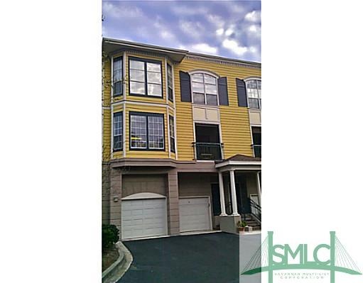 Exterior Front. 3 story condo with 2 car garage an