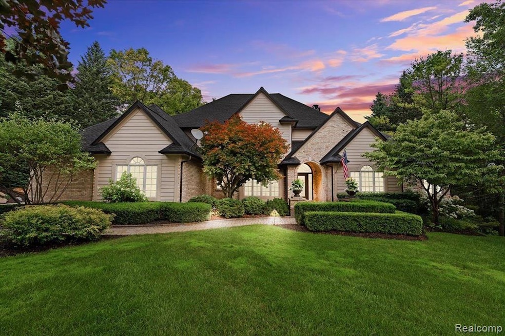 Stately cape cod home backing to state land.