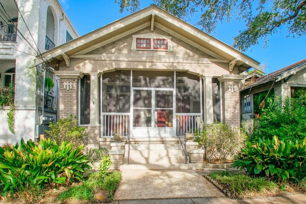 Front entry with easy care landscaping
