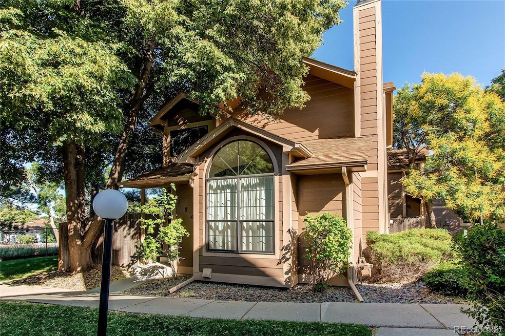 Looking south at front entrance