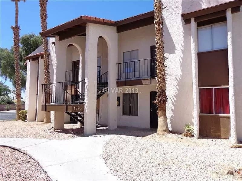 Front view of the building. Left bottom is Unit A.