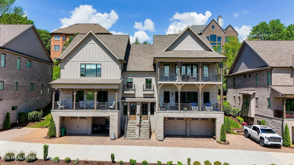 front of villa