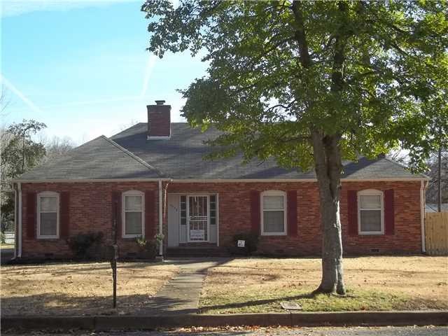 Front view with new roof.