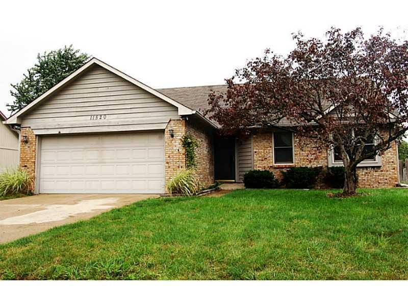 Exterior Front. Low maintenance brick exterior with a super yard.