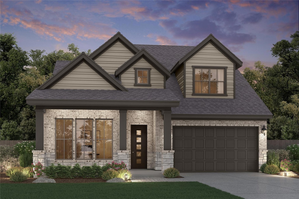 View of front of house with roof with shingles, a