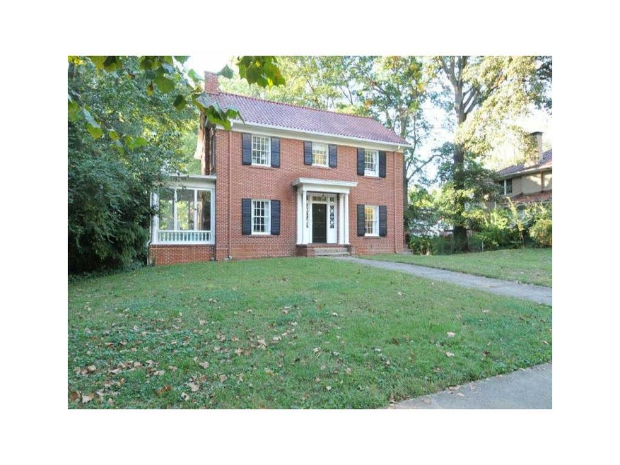 Exterior Front. Classic Druid Hills brick traditio