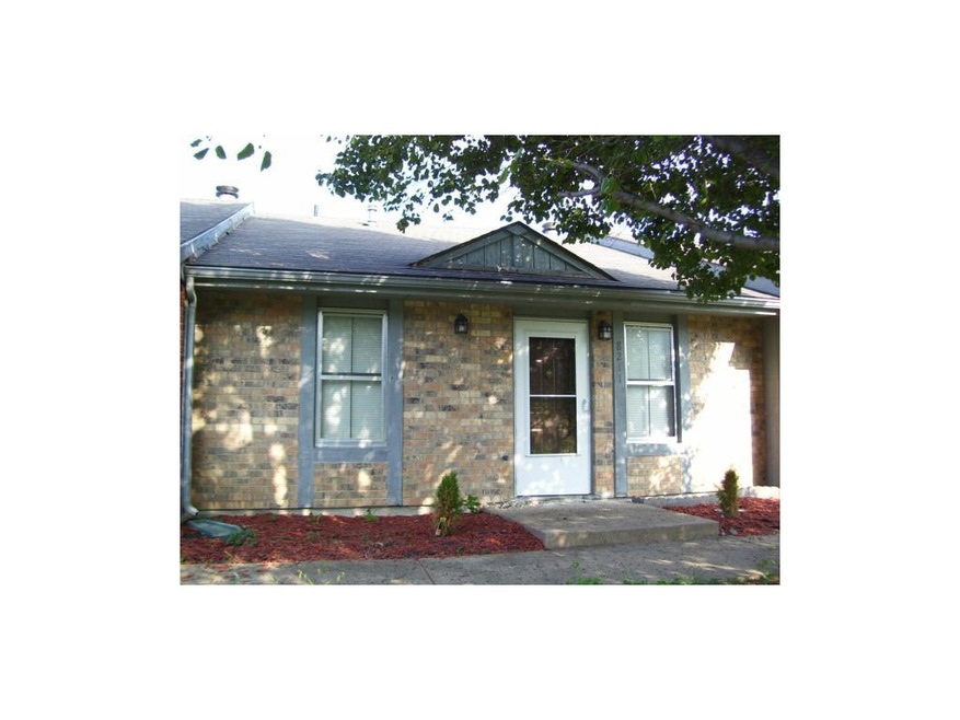Front of townhome.