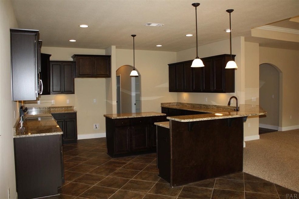 Beautiful cabinetry with granite