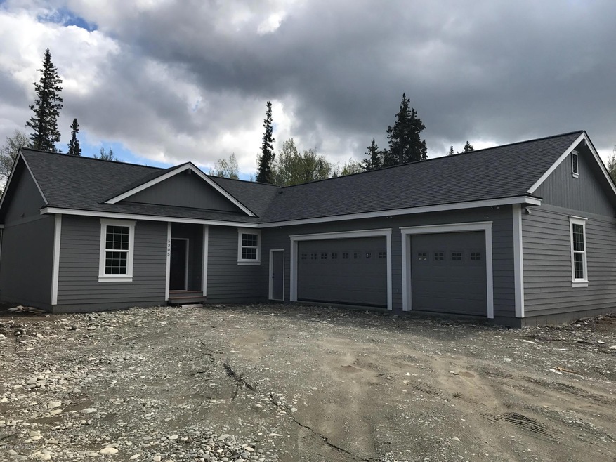3 car ranch home