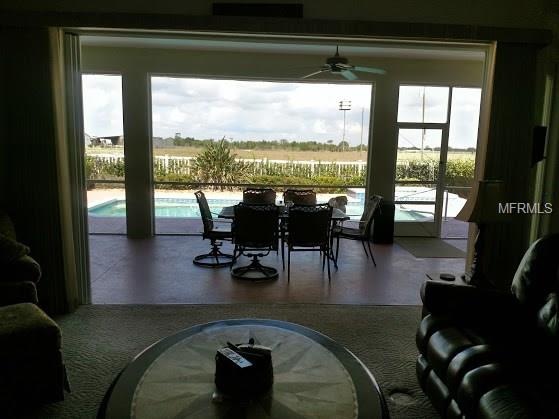 In ground swimming pool has an amazing view of the