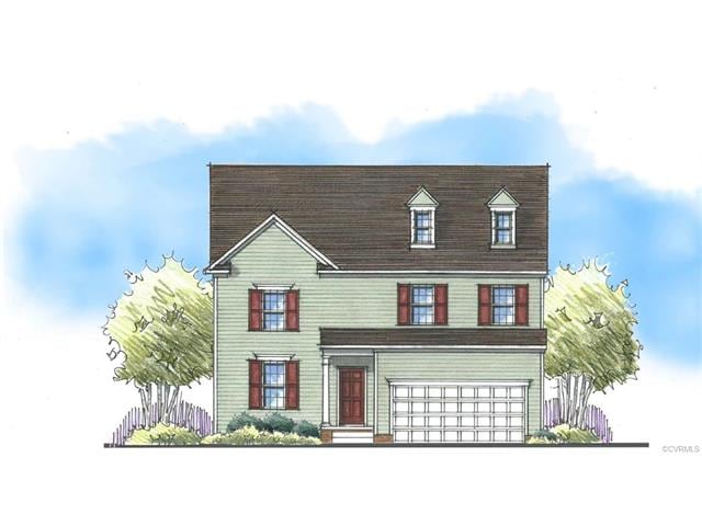 Example: van Buren exterior with Traditional eleva