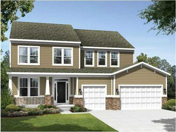 Exterior Front. Photo is of a similar model & floor plan.