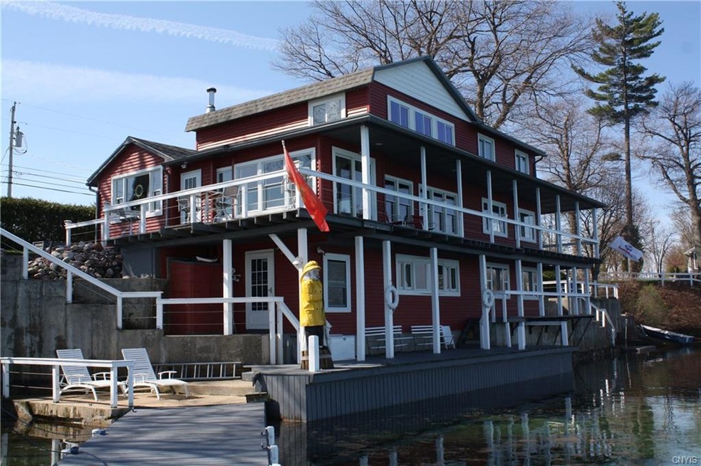 Front of Waterfront Home