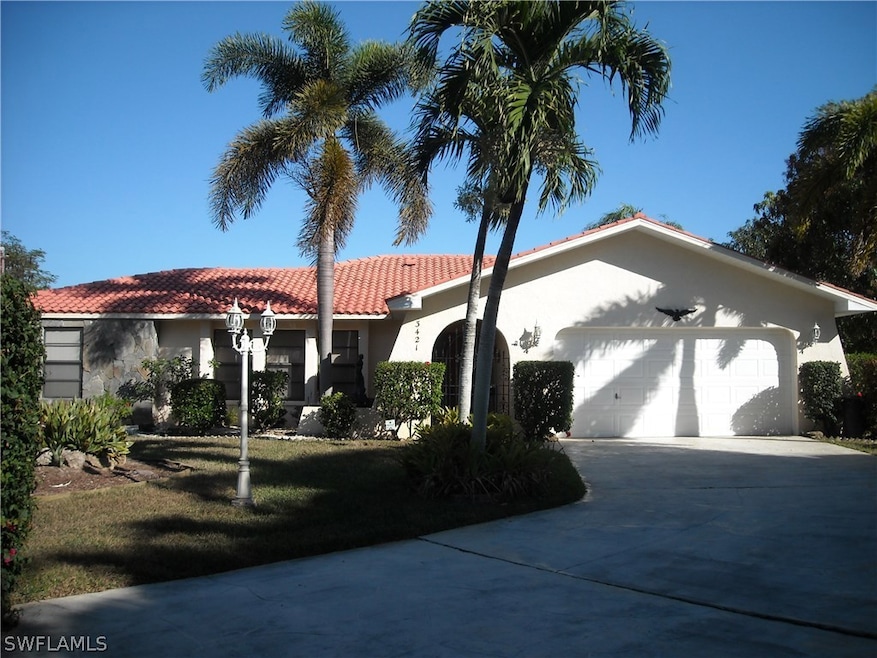 3421 SE 1st Ave......Welcome Home to this lovely home on the San Carlos Basin and located on a quiet dead end street.  Wonderful never ending water views here with great boating and fishing!