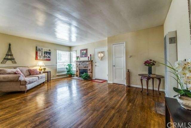 Elegant Hardwood flooring greets you right as you 