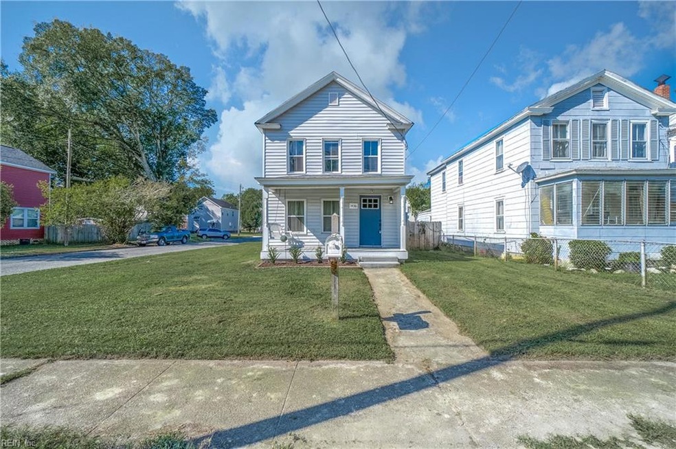 Totally renovated home on a corner lot.