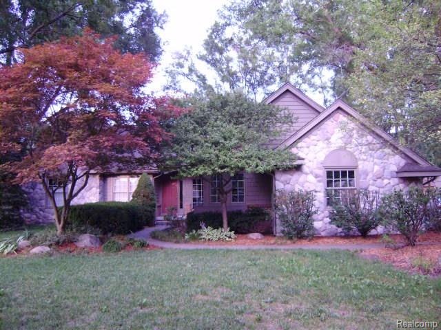Stone front custom built ranch