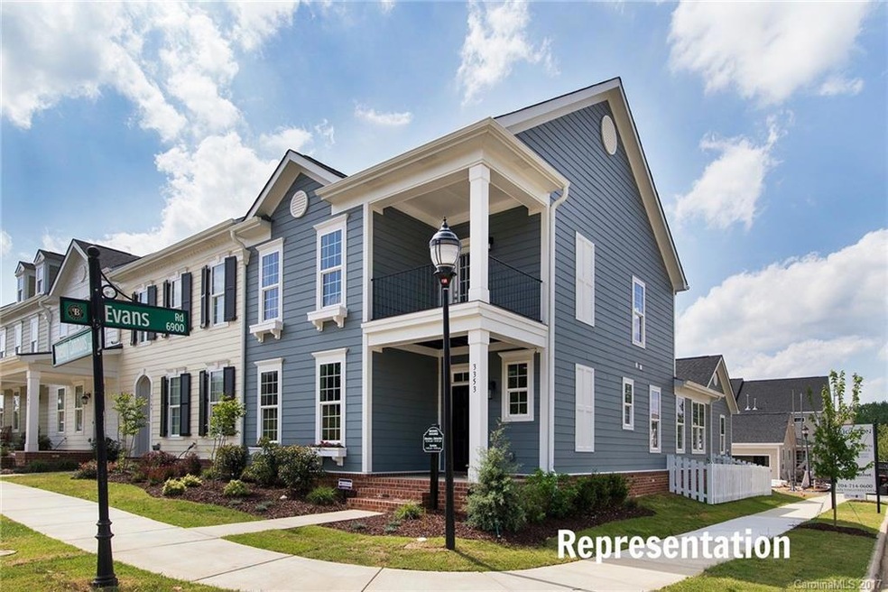 Representation of new construction, not actual home