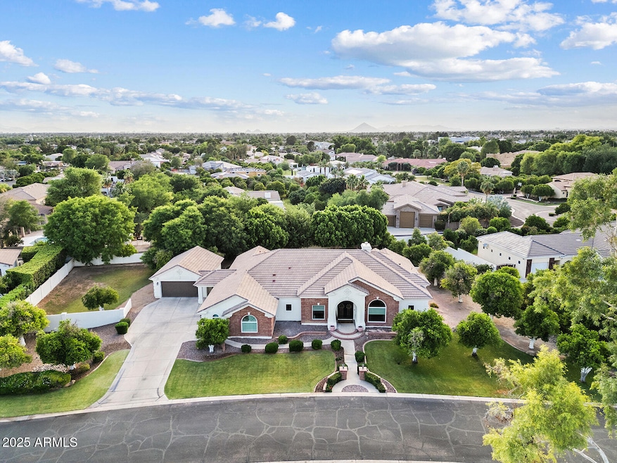 Custom home in gated community