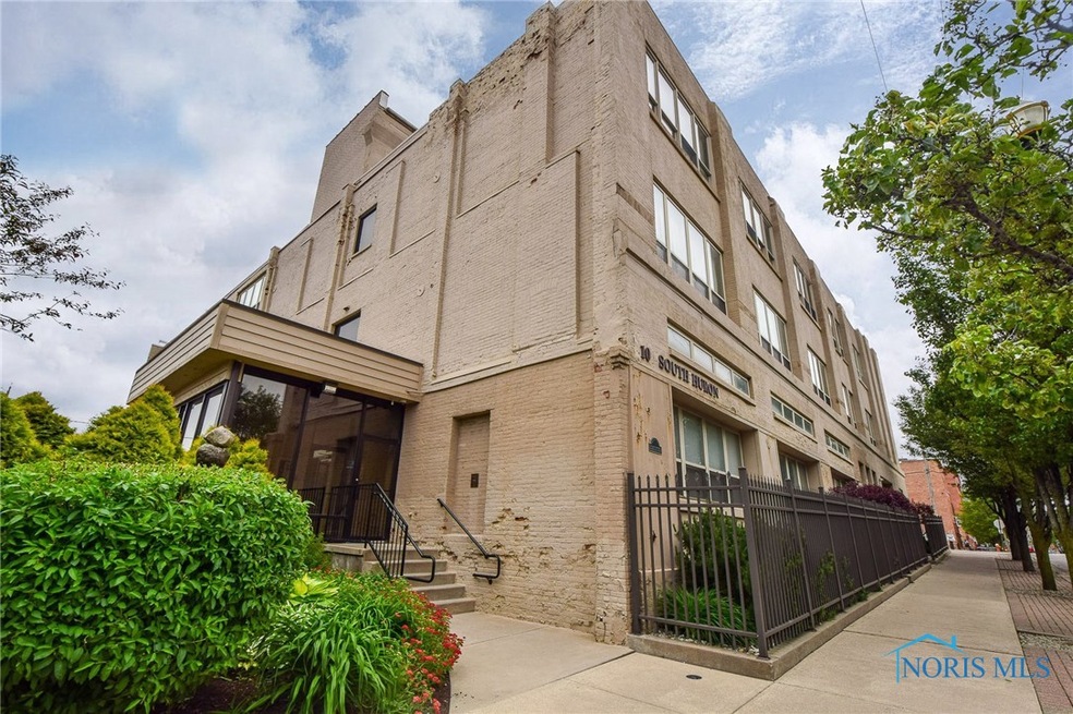 Perched on the third floor, this modern condo in d