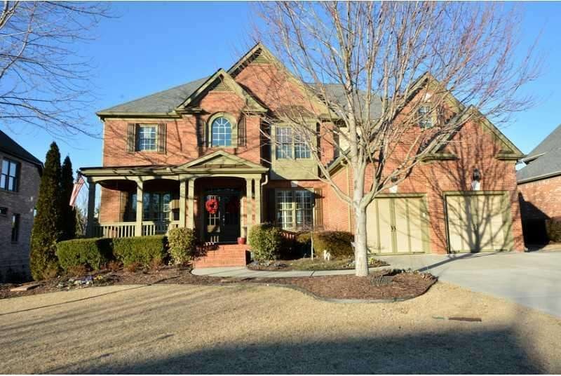 Exterior Front. 3 SIDES BRICK HOME