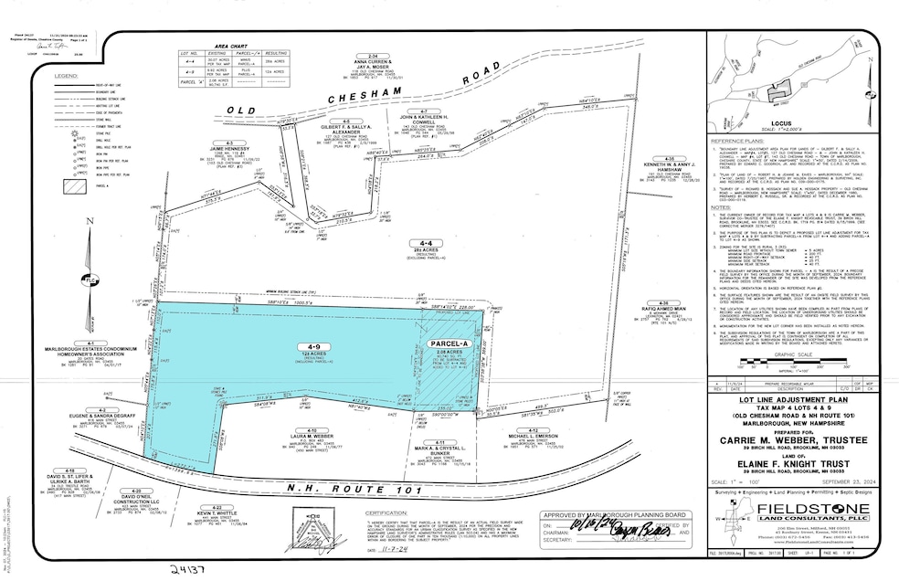 Approved and Recorded Plan