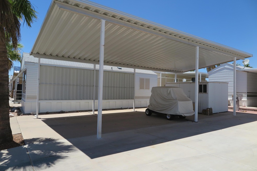Full concrete and awning!