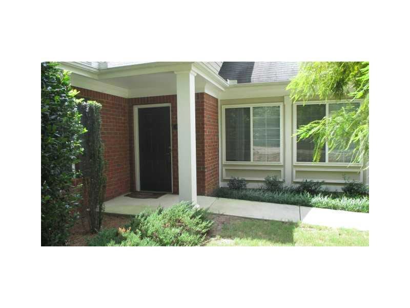 Exterior Front. Covered front door.