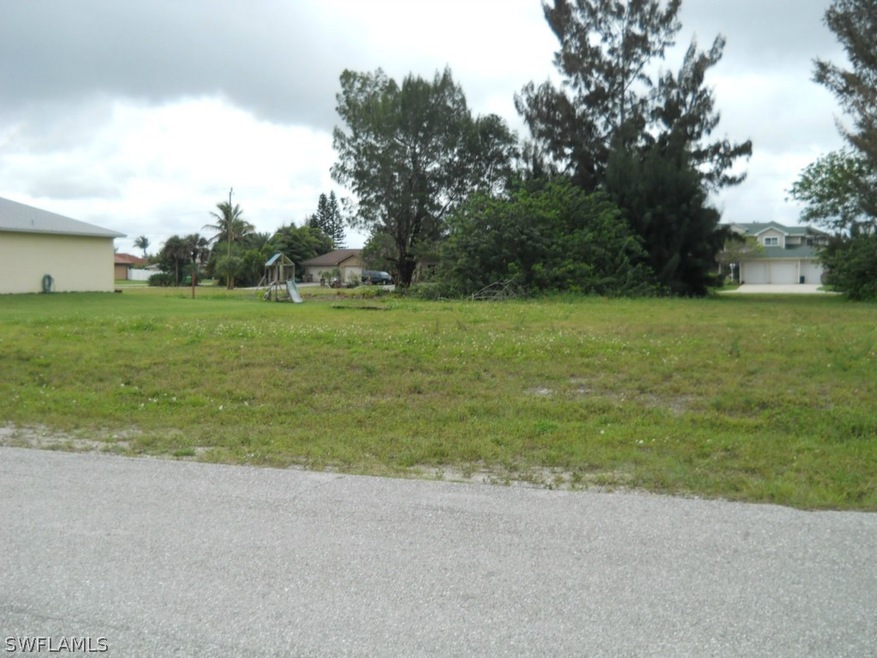 View of Lot looking to the South.