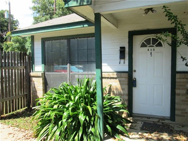 Front of duplex