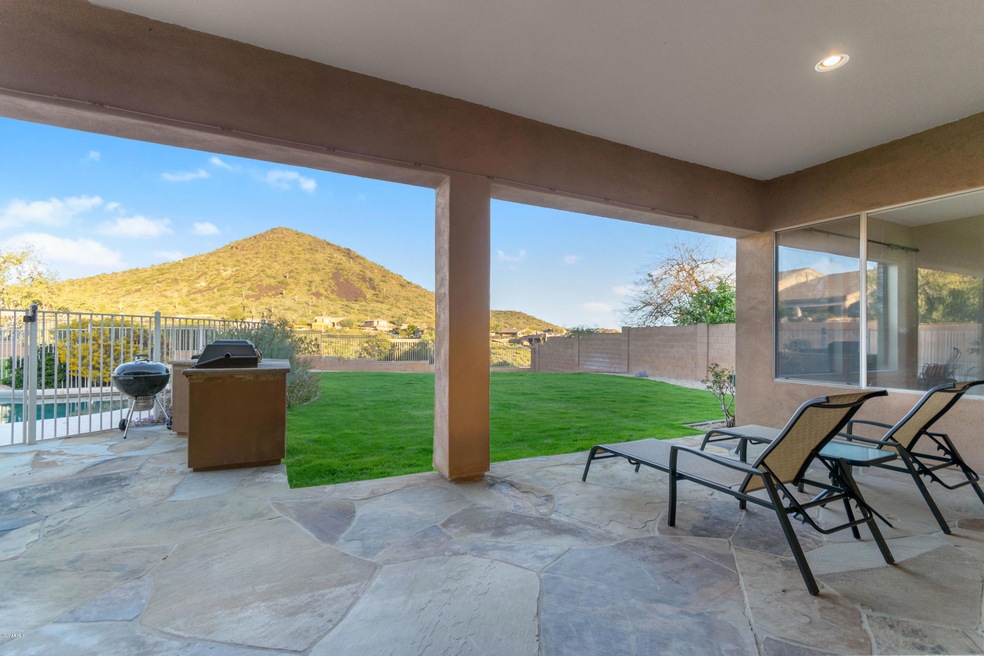 Large covered patio