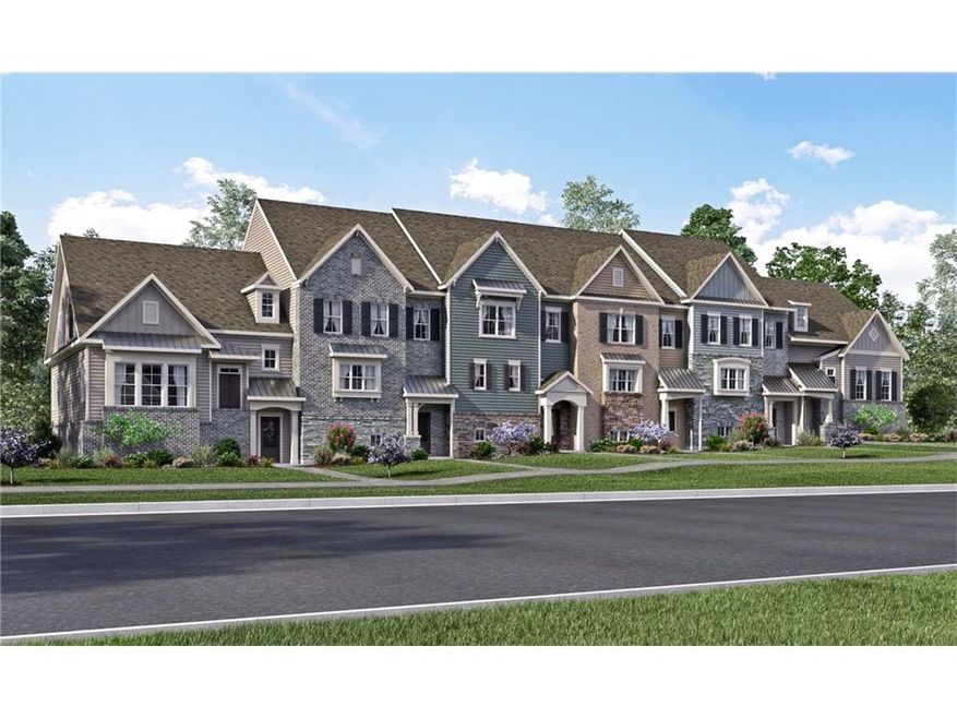 Historically inspired townhomes with fiber cement 