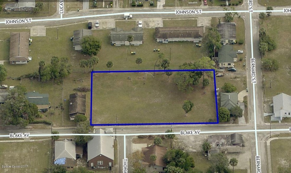 Blake Lot Aerial Map