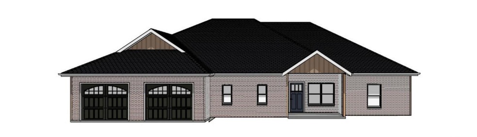 Front elevation is reversed on actual lot