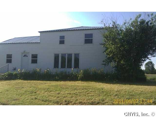 Exterior Front. Side facing larson rd.