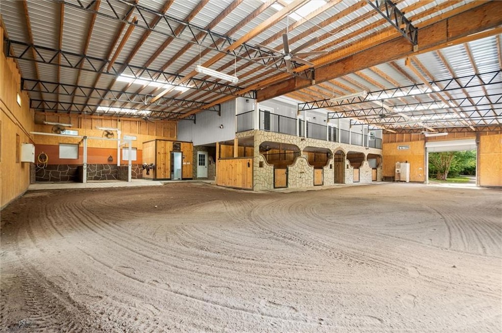 View of stable