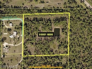 Aerial view of property