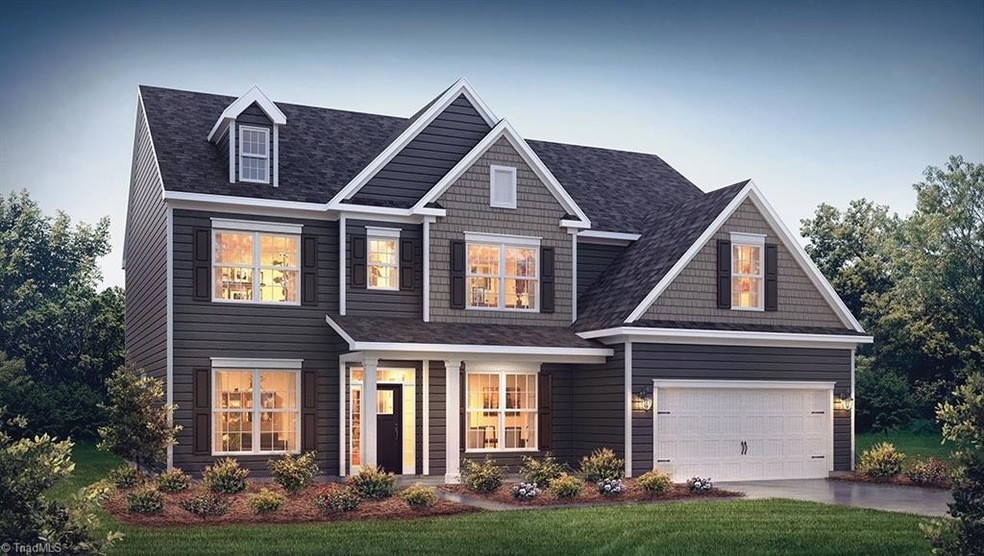 Rendering of home; picture does not reflect actual colors of home. 