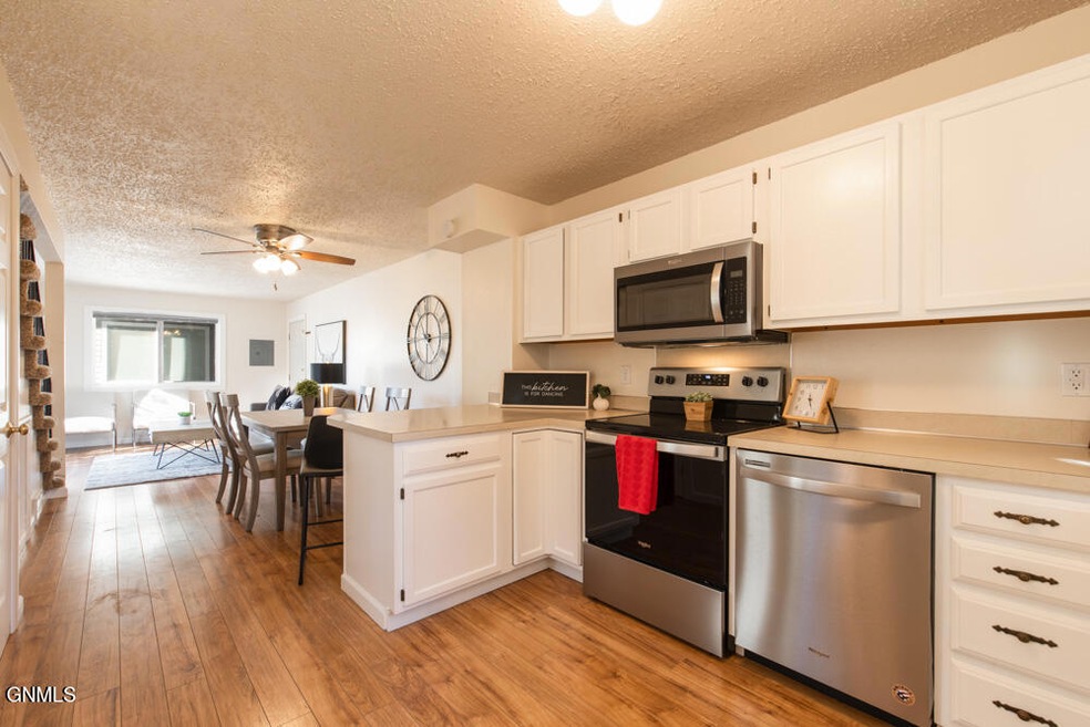 White kitchen with brand new appliances