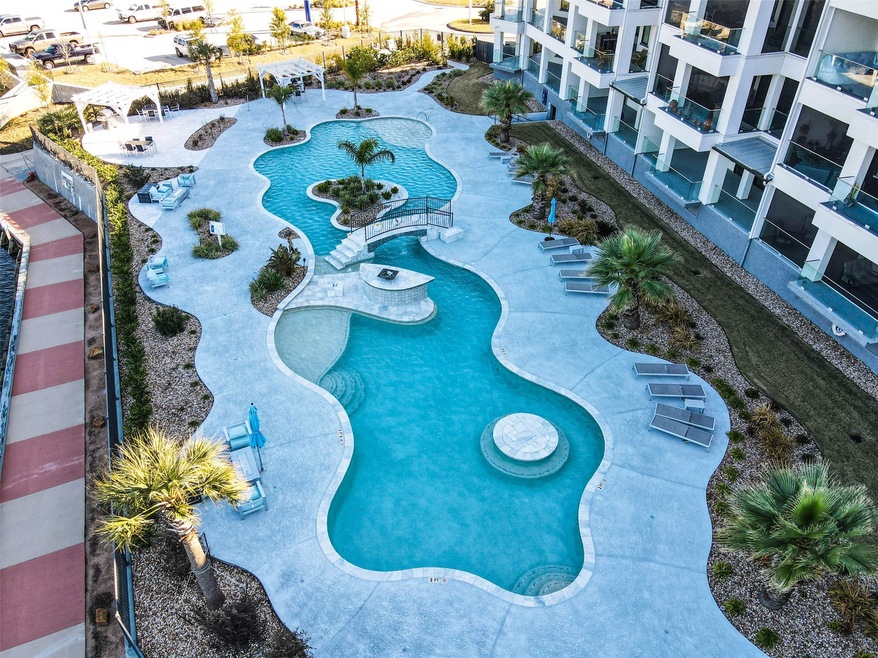 The main pool and entertainment area
