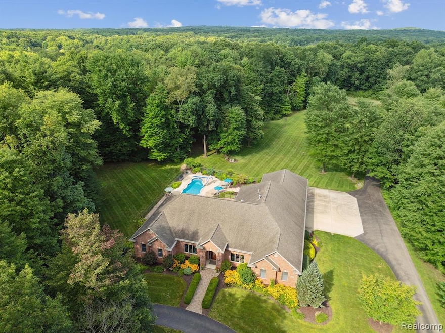 Totally private setting on 20 acres