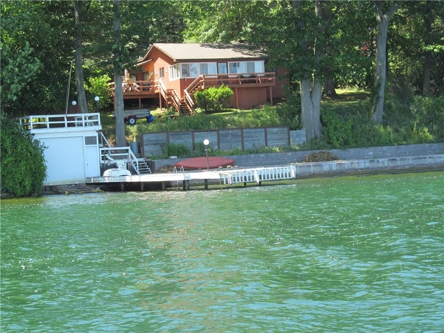 View of home from water