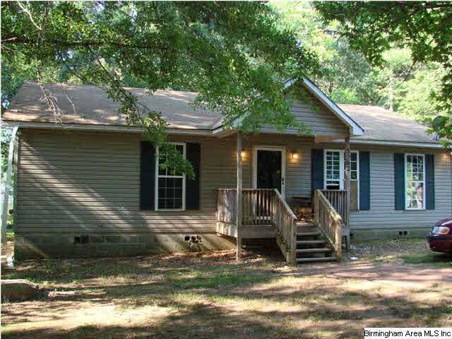 Front view of the house with front porch