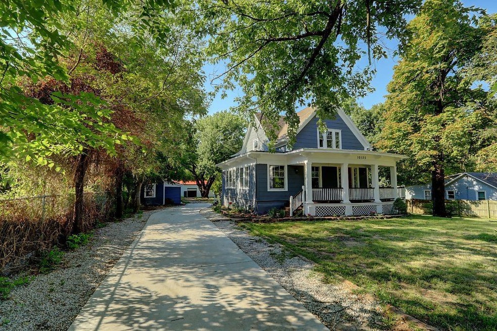 front of the house