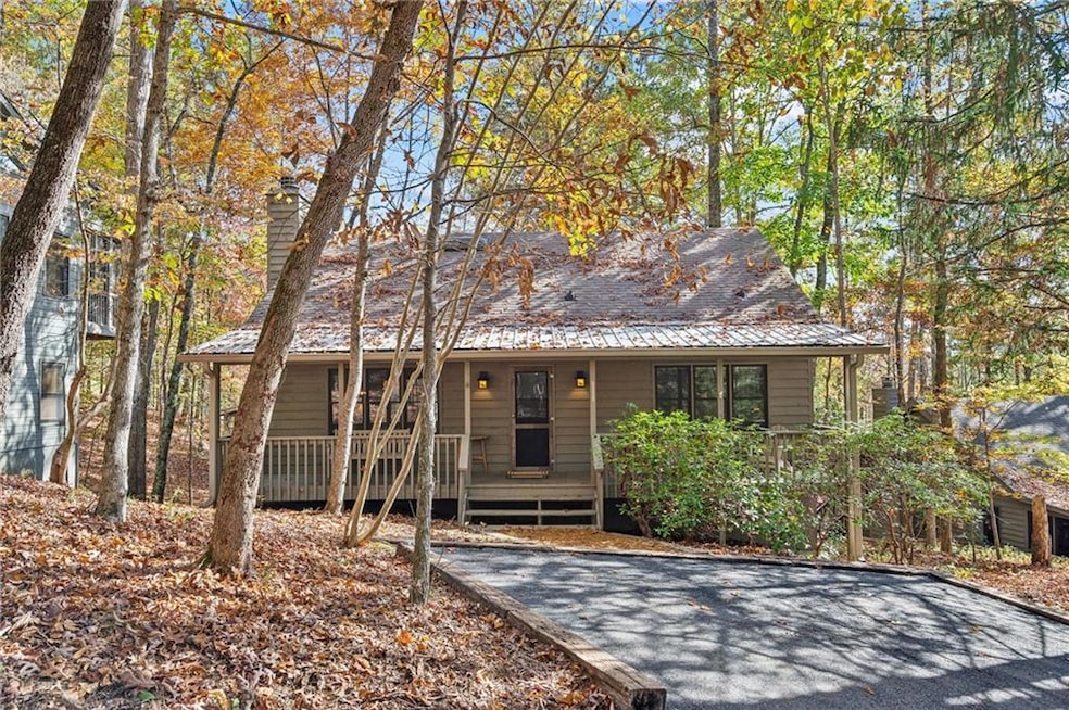 View of front of house featuring a porch