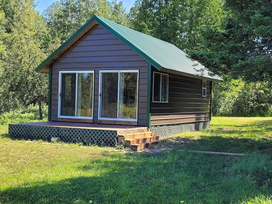 front side of house on angle