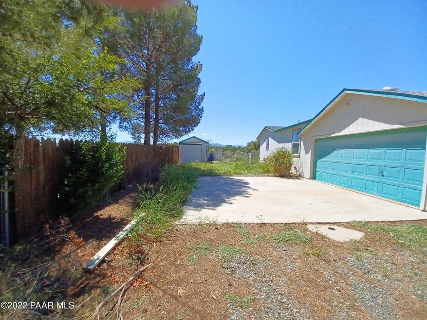 South side of property